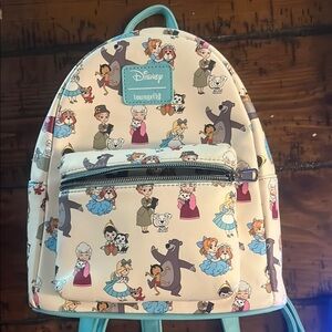 Disney Loungefly Cream and Blue Character Design